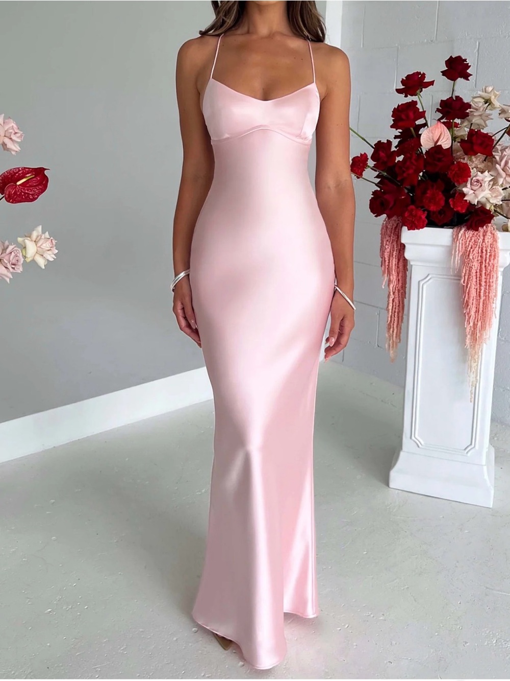 Malika maxi dress - blush NEVER WORN